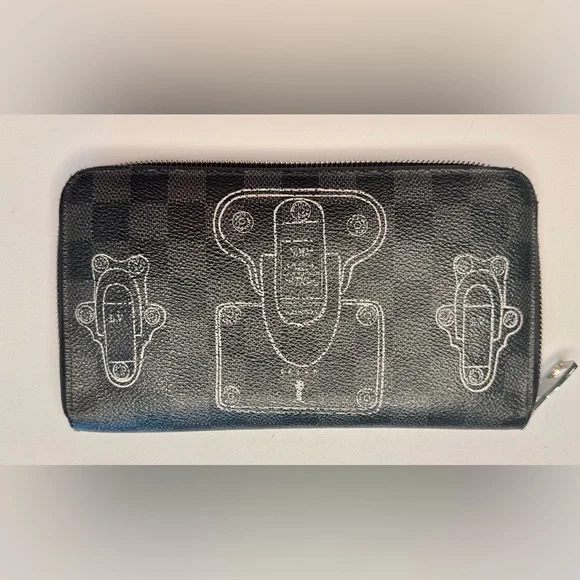 Louis Vuitton Damier Graphite Trunk Organizer wallet RARE with COA - Picture 4 of 15